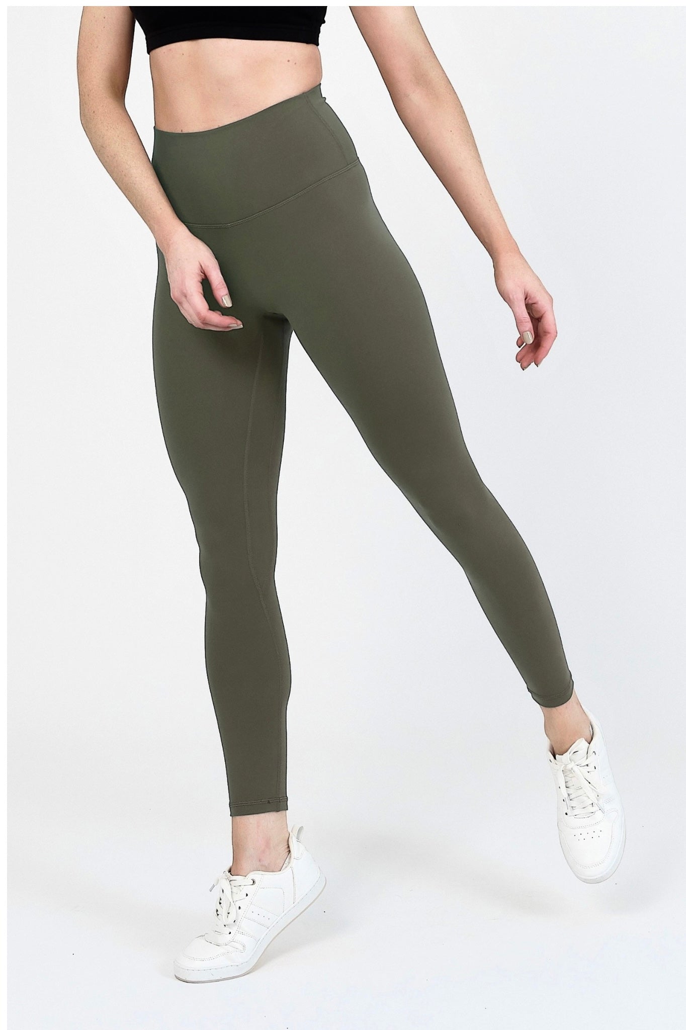 Bliss Full Length Legging/ Spruce Green