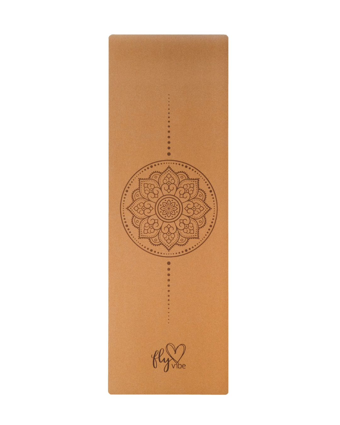 FLY Mandala Laser Engraved Cork Yoga Mat
