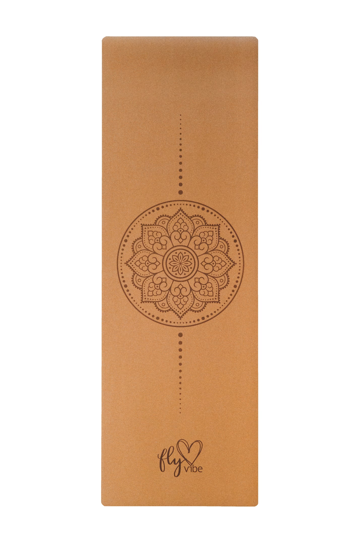 FLY Mandala Laser Engraved Cork Yoga Mat