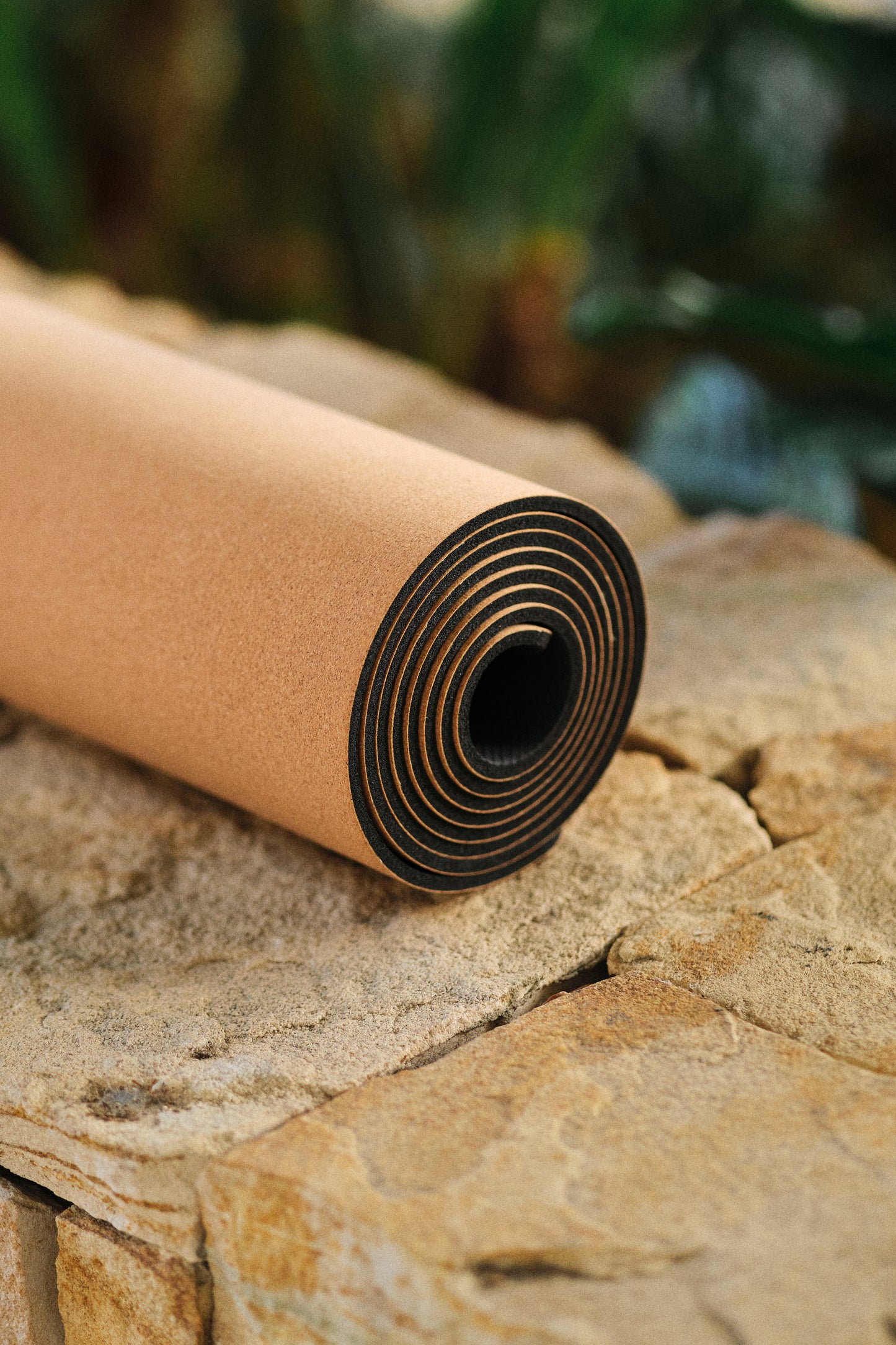 FLY Mandala Laser Engraved Cork Yoga Mat